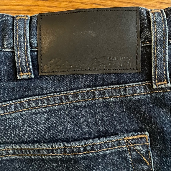 NWT Eddie Bauer Fleece Lined Classic Straight Flex Winter Jeans - Picture 8 of 10